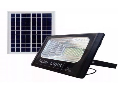 Refletor Solar LED 300w com bateria e painel solar