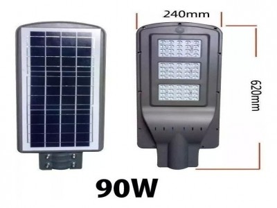 Luminária Solar Publica 90W integrada