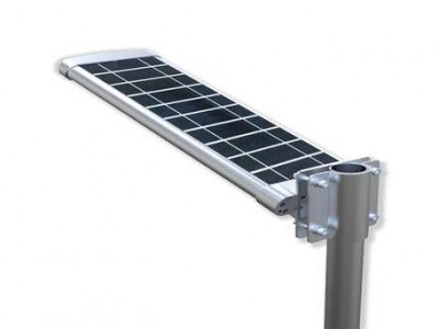Luminária Solar integrada dupla para poste 3 a 4 m