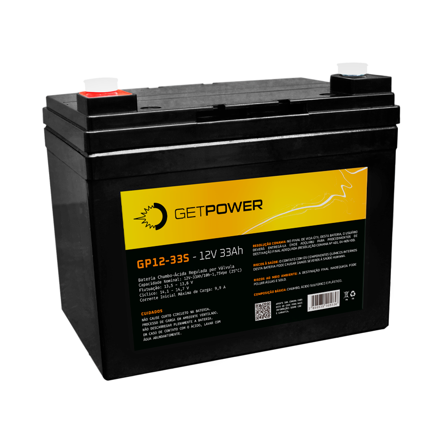 Bateria Getpower GP 12-33 S — imagem disponibilizada na página de origem