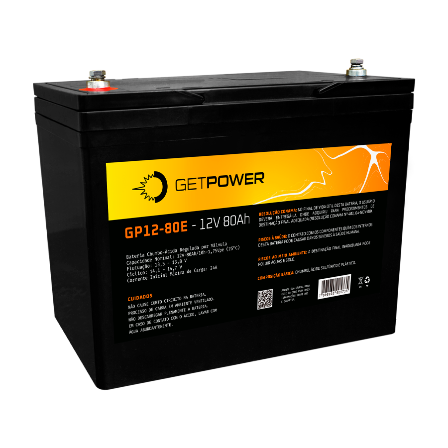 Bateria Getpower GP 12-80E — imagem disponibilizada na página de origem