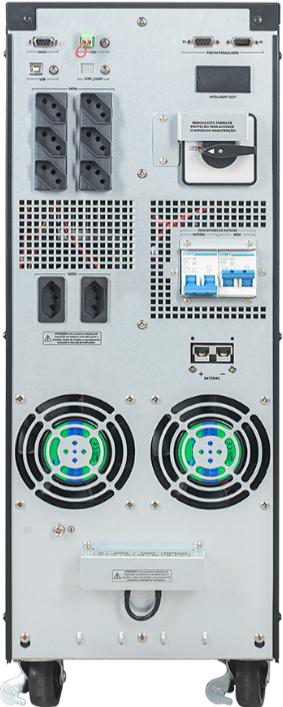 Intelbras DNB 6 kVA ISO TW SB — Traseira