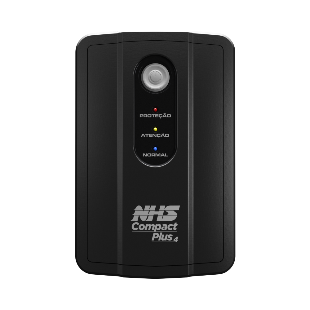 NHS Nobreak Compact Plus 4 (1400VA/Mono/2b.7Ah) — Vista frontal