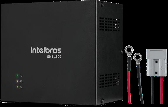 Intelbras GNB 1500 VA com conector SB 50 e terminais olhal para baterias externas