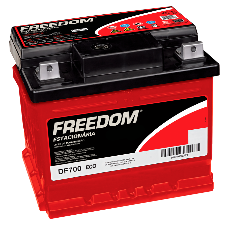 Bateria estacionária Freedom DF700 — vista em perspectiva