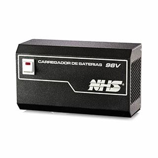 Carregador NHS em foto de referência da linha, com identificação de 96 V