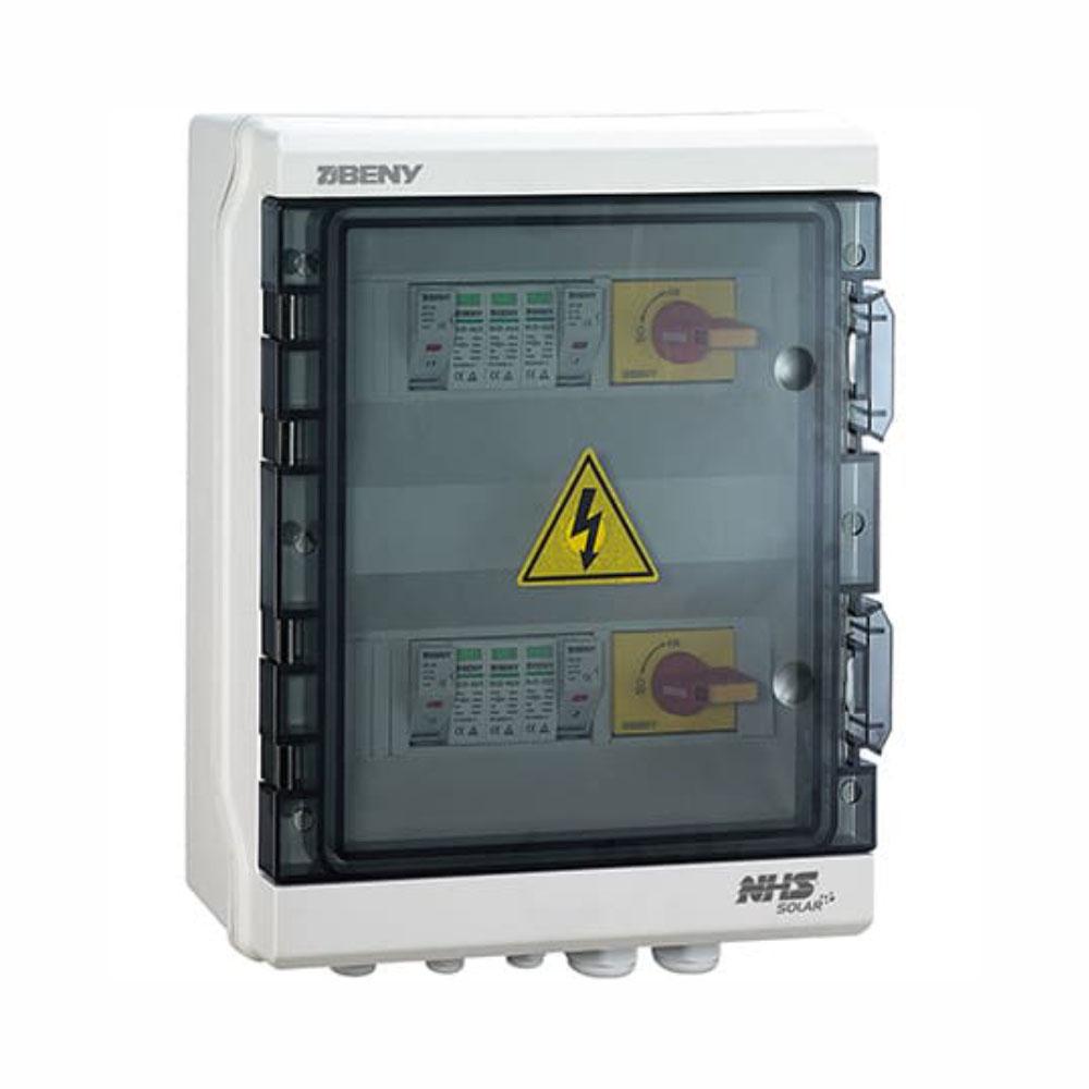 String Box NHS 2E-2S 1000V c/Porta-Fusível/Fusível e Chave Seccionadora — NHS