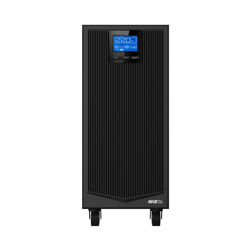 NSYS Série K Online (10kVA/16x9Ah/220V/220V/RS232/EPO/USB(Slot)) — NHS