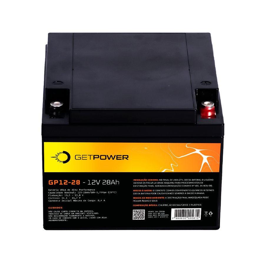 Bateria Getpower GP 12-28 — imagem disponibilizada na página de origem