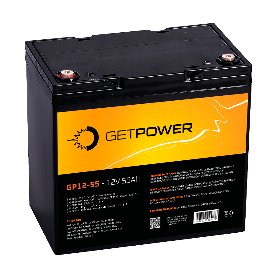 Bateria Getpower GP 12-55 — imagem disponibilizada na página de origem