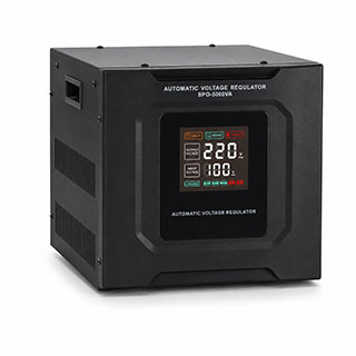 SPO-5000 VA, com display frontal e lateral esquerda visíveis