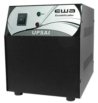 UPSAI EWA 3050 VA, com painel frontal e lateral direita visíveis