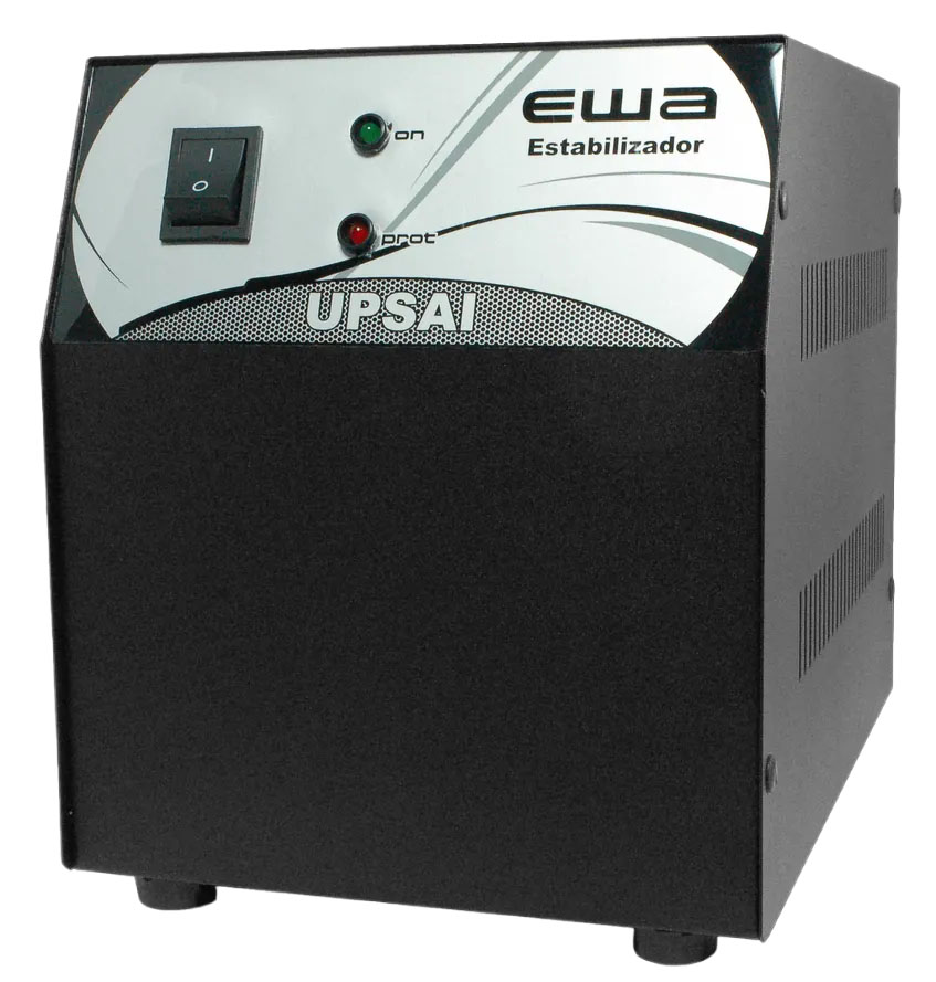 UPSAI EWA 3050 VA, com painel frontal e lateral direita visíveis